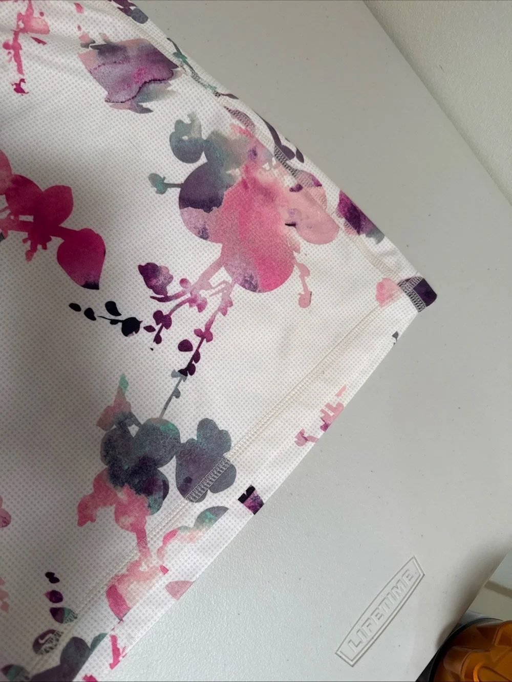 Lululemon Blurred Blossom White Pink Floral Tank Top 6